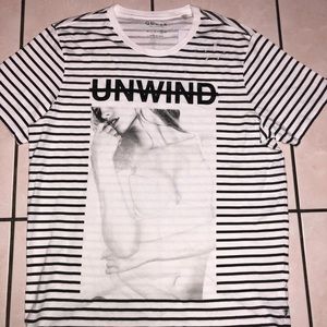 Guess Unwind Men Size XL White Shirt